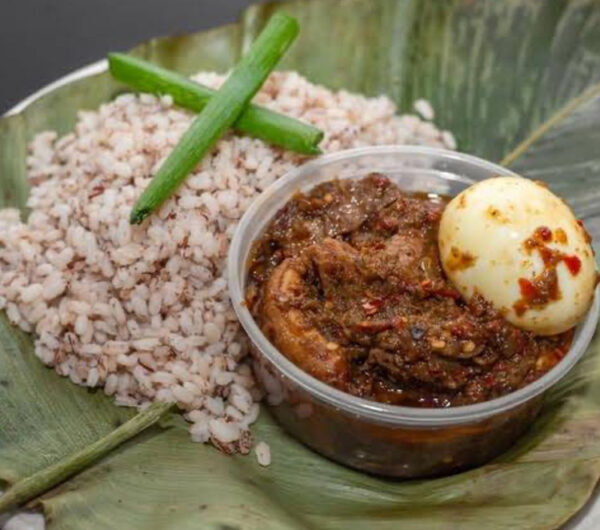 Ofada Rice & Ayamashe sauce